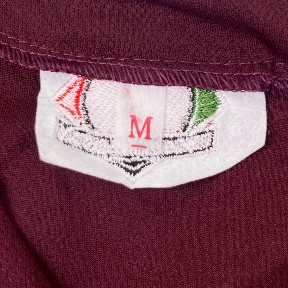 Tomateros De Culiacan Jersey Mens M Burgundy LMB Mexico Baseball New Era Sewn - Picture 10 of 14